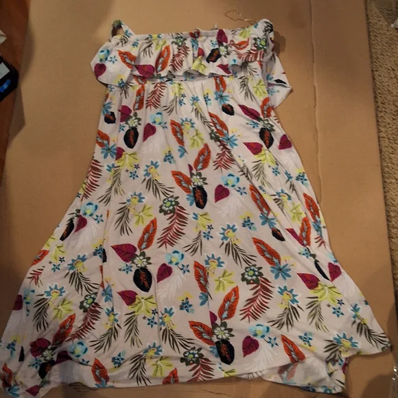 Multicolor Terra and sky tropical dress 4x - Picture 5 of 5